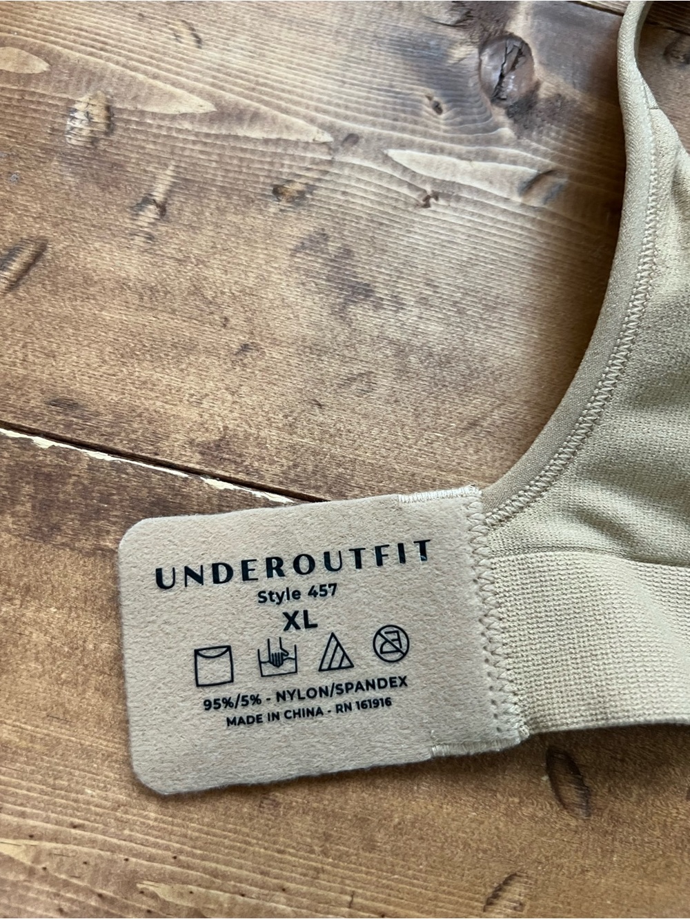 Underoutfit Comfort Shaping Bra XL Style 457 Tan - Picture 9 of 12